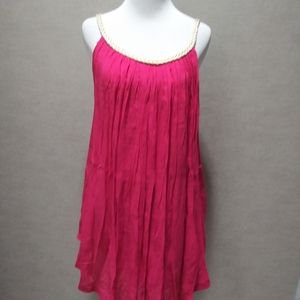 Kaktus Flowy Gauze Pink Dress/ Swim Cover Up